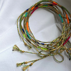 Bracelet-cordon "Sukh" - Violet