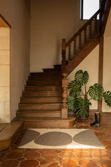 Tapis "Nadi" laine 120x160 - Pierre/naturel