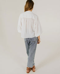 Blouse brodée "Candide Amor"