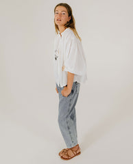 Blouse brodée "Candide Amor"