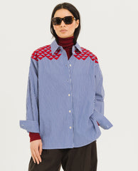 Chemise brodée "Wyoming Mansion"