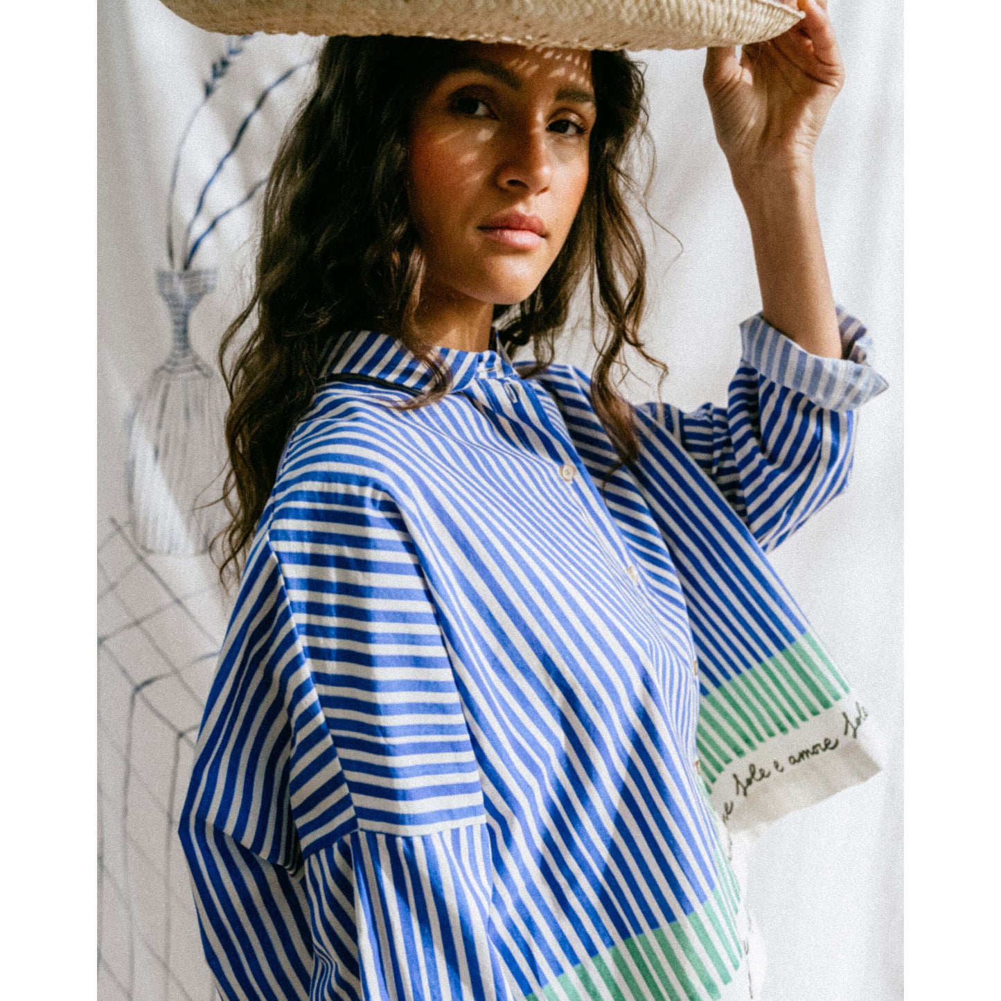 Chemise rayée "Wood Amore"