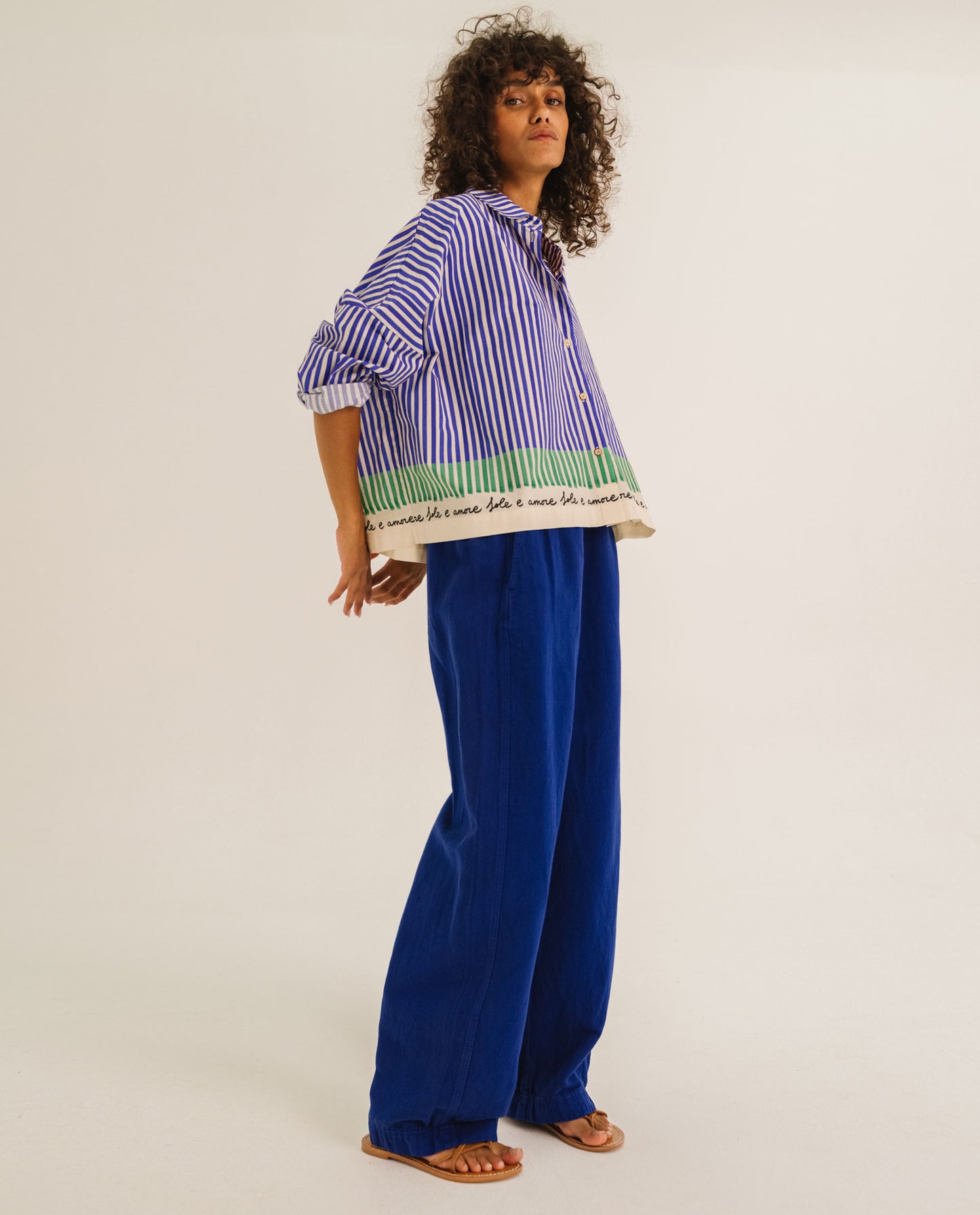 Chemise rayée "Wood Amore"