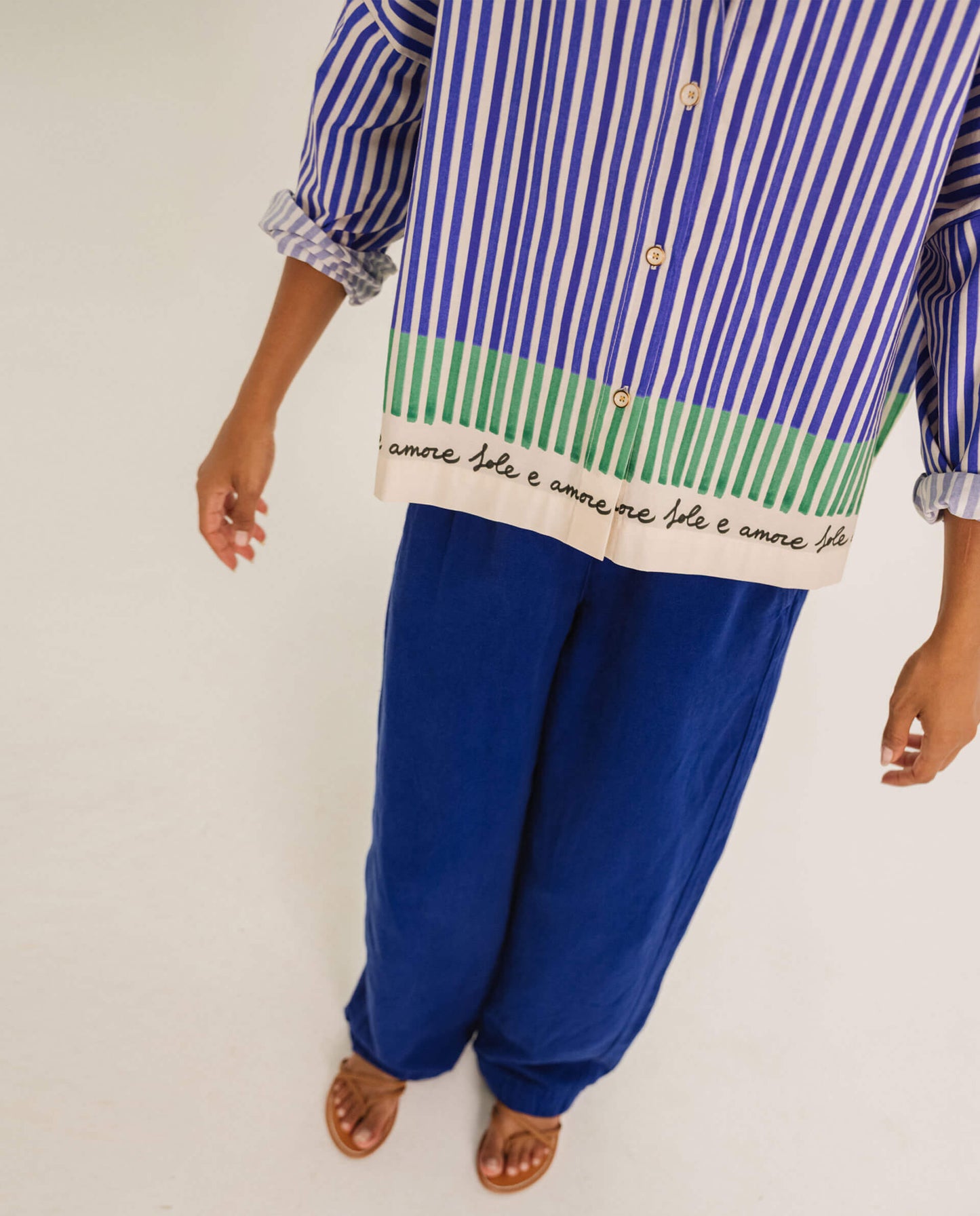 Chemise rayée "Wood Amore"