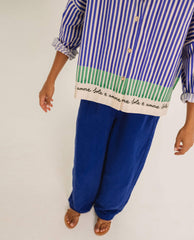 Chemise rayée "Wood Amore"