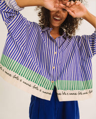 Chemise rayée "Wood Amore"