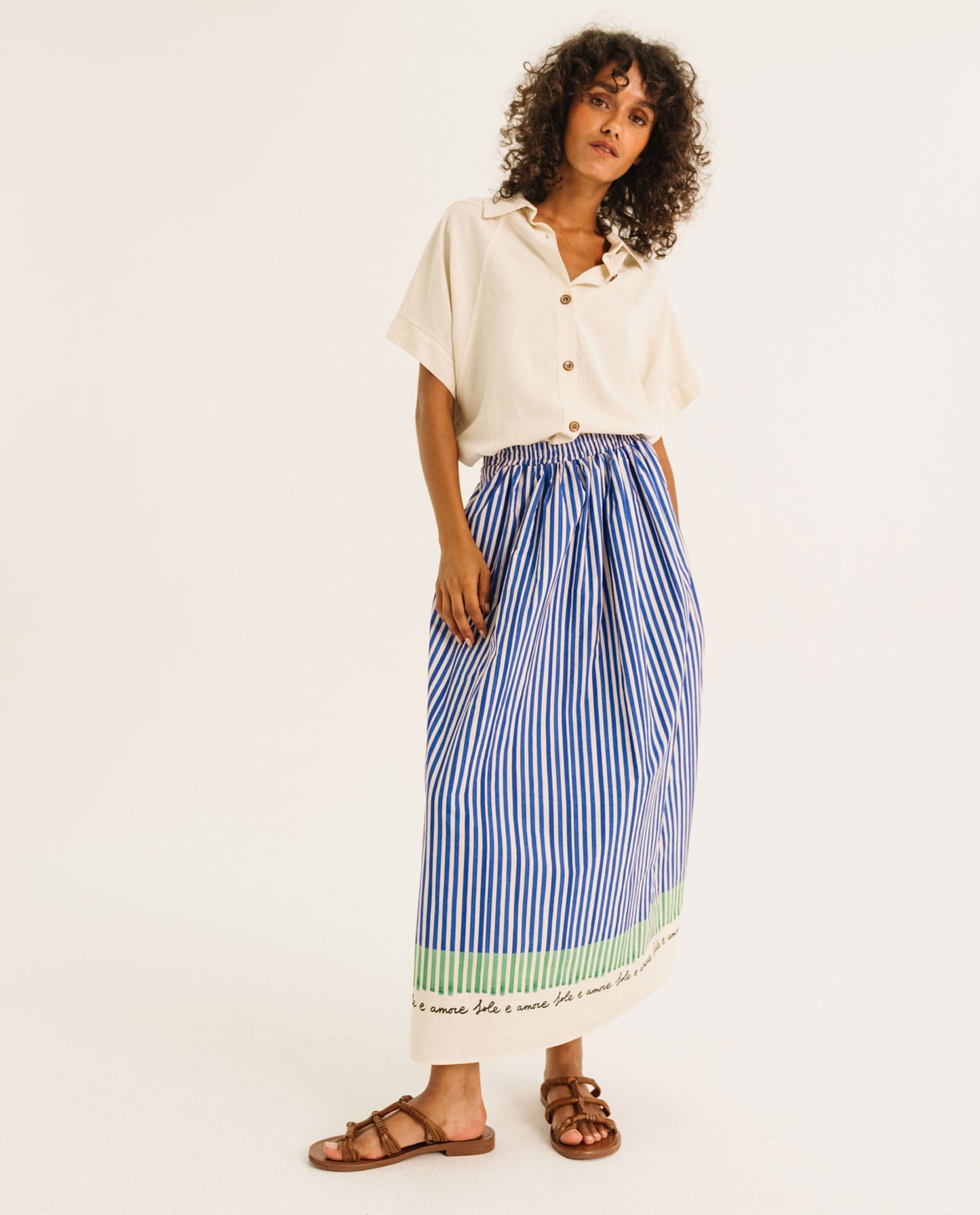 Jupe rayée "Christie Amore"