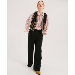 Pantalon crêpe "Upton Tribu" - Noir