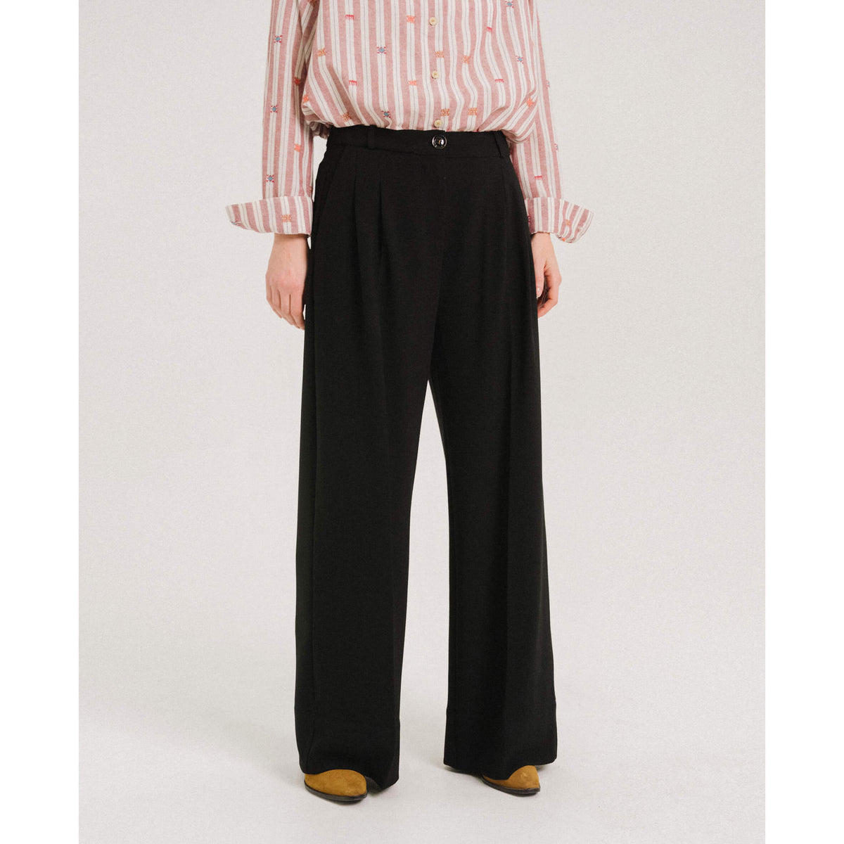 Pantalon crêpe "Upton Tribu" - Noir