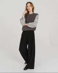 Pantalon crêpe "Upton Tribu" - Noir