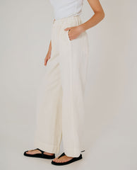 Pantalon wide "Carlo Radio" - Meringue