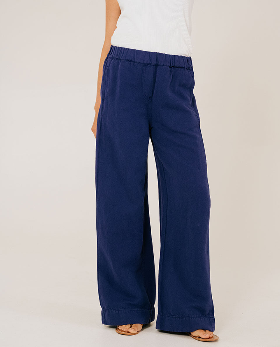 Pantalon loose "Carlo" - Myosotis
