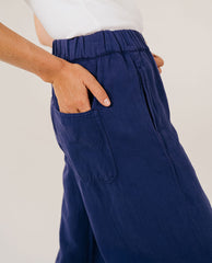 Pantalon loose "Carlo" - Myosotis