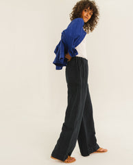 Pantalon loose "Carlo" - Carbone