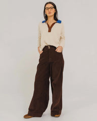 Pantalon velours "Daddy" - Caffe