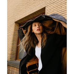 Veste crêpe "Curt Tribu" - Noir