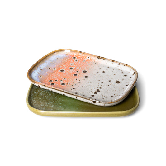 Mini-plateaux céramique X2  "Atlas"