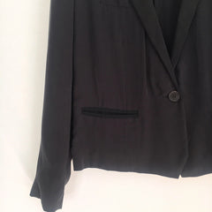 Veste revers satin Harlow NWT (2)