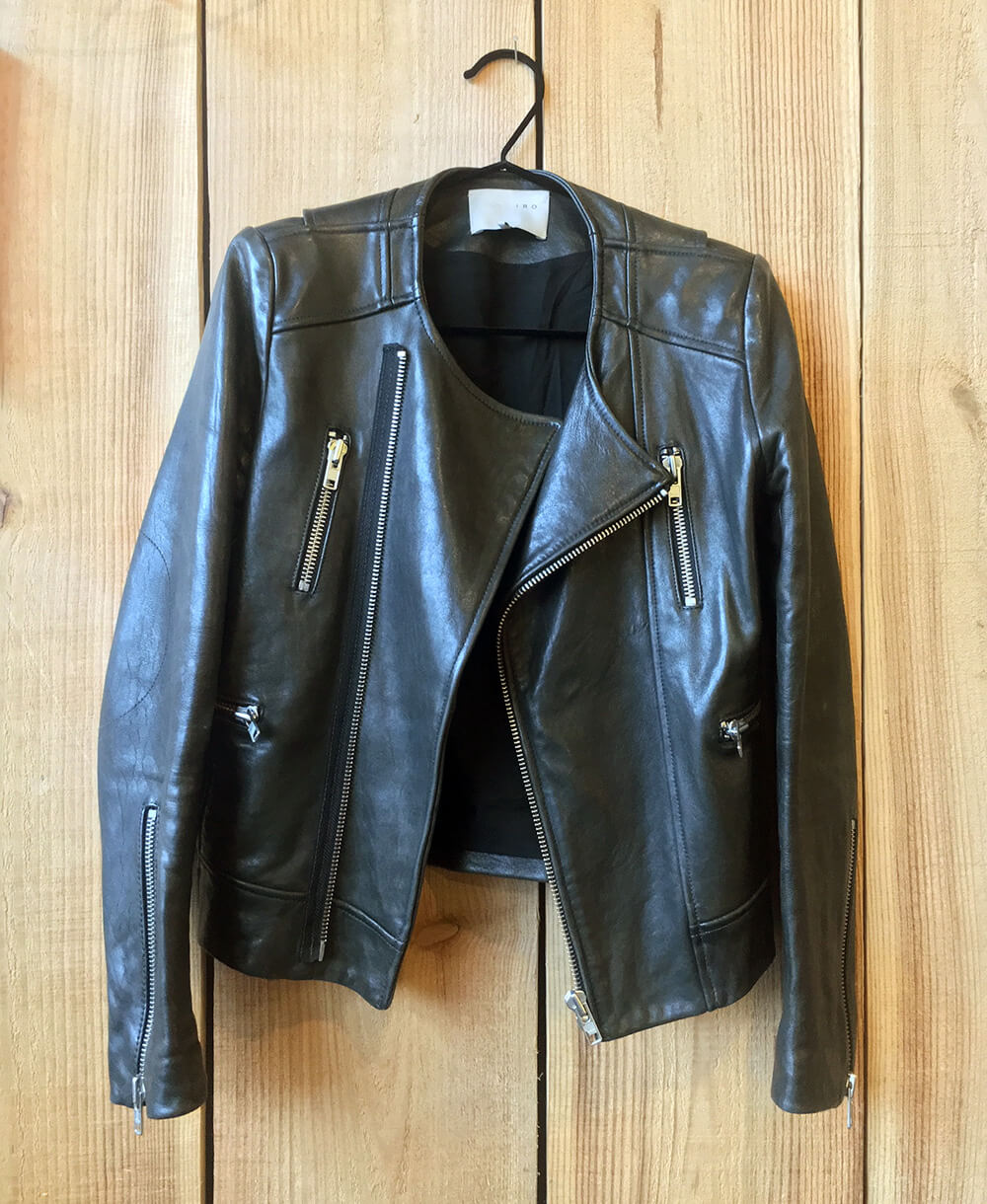 Blouson motard cuir "Isa" (1)