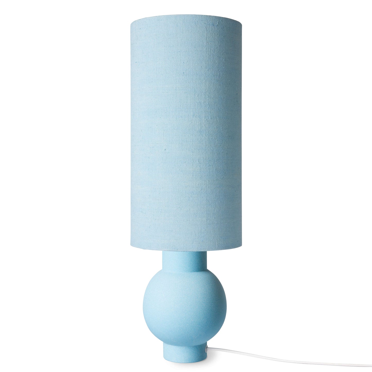 Abat-jour haut lin - Ice blue