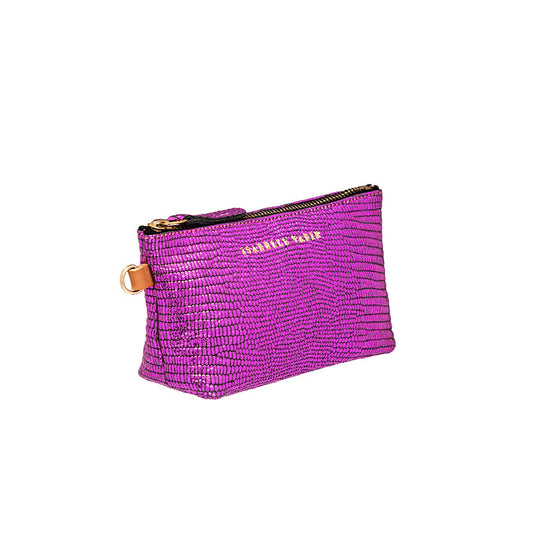 Porte-monnaie "Scott" cuir Turtle Fuschia