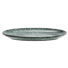Plat céramique - Noir/vert