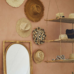Chapeau crochet raphia