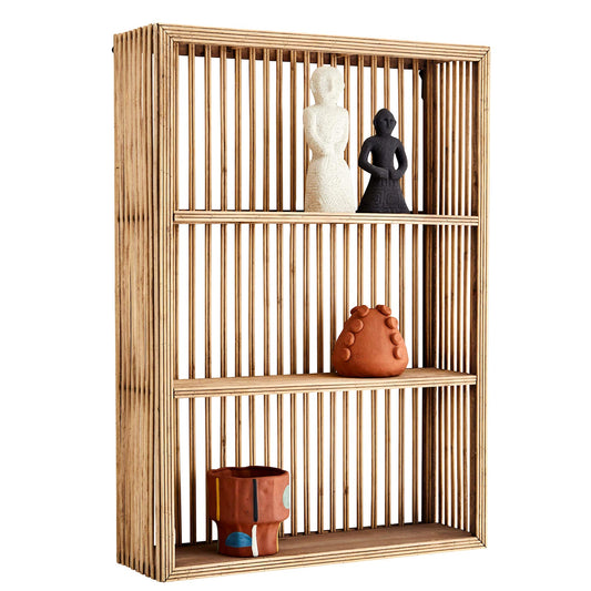 Etagère rectangle bambou & bois