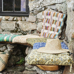 Coussin d'assise - Ikat multico