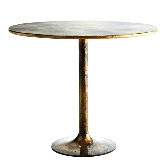 Table ronde "Desert Brass" métal