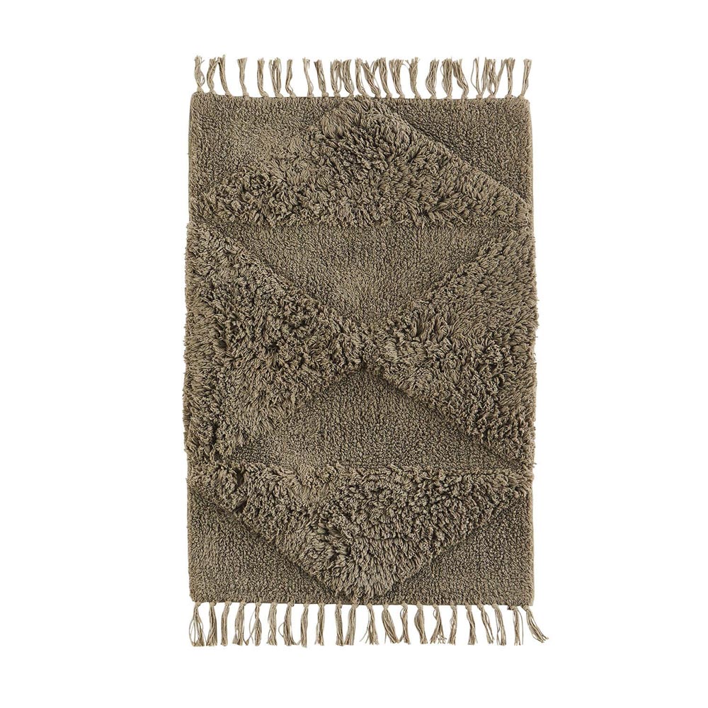 Petit tapis relief - Taupe