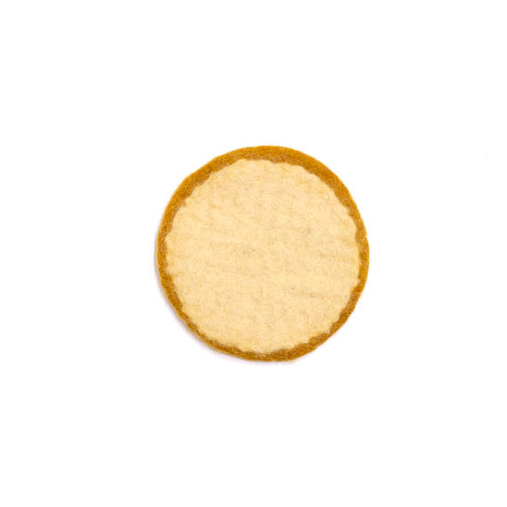Pastille feutre S - Blé/or