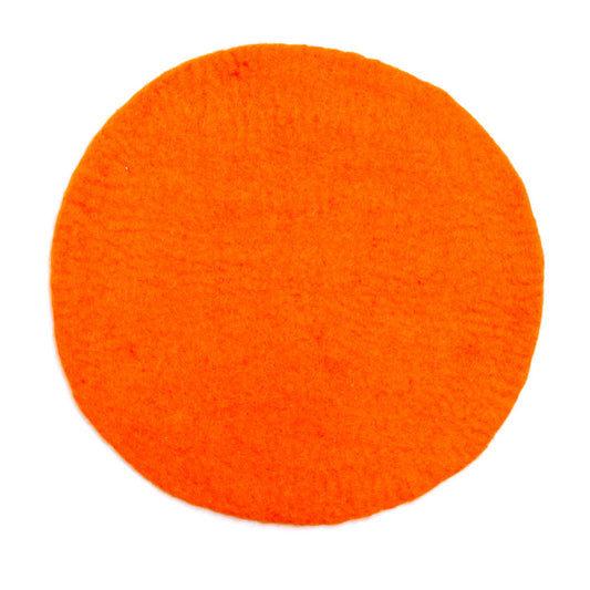Pastille feutre L - Pur orange