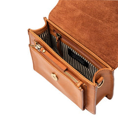 Sac "Harper Mini" cuir cognac