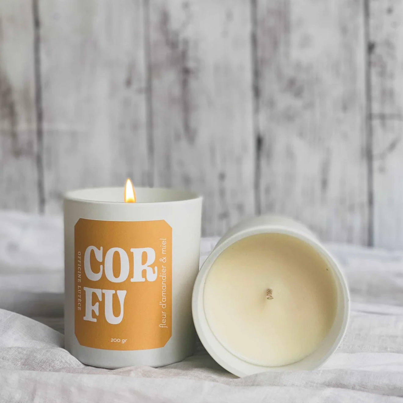 Bougie  "Corfu" - Fleur d'Amandier & Miel