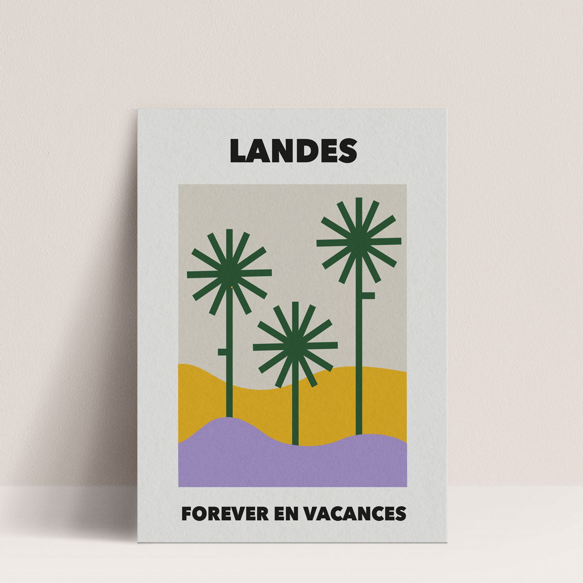 Affiche "Forever en vacances - Landes"