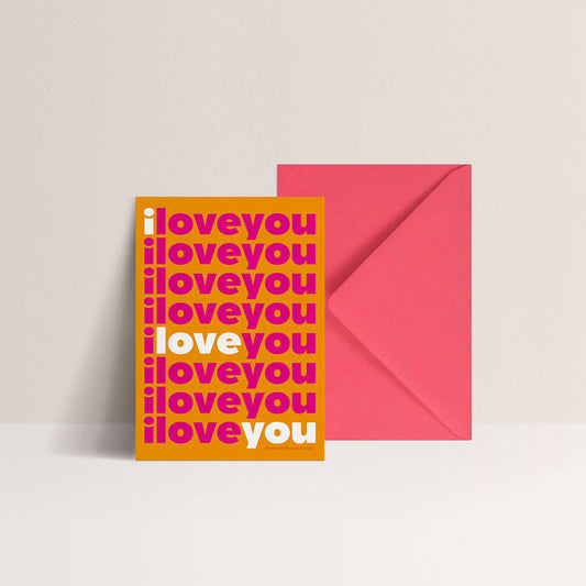 Carte "I Love You"