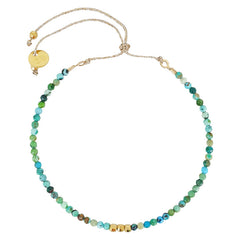 Bracelet-cordon "Dolly Multi" - Turquoises Africaines